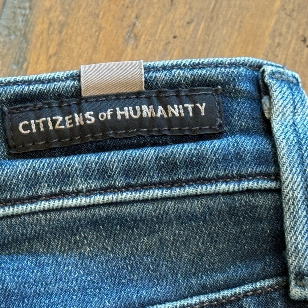 Citizens of Humanity woman’s Rocket Crop Petite high rise skinny jeans size 28. - Picture 6 of 10